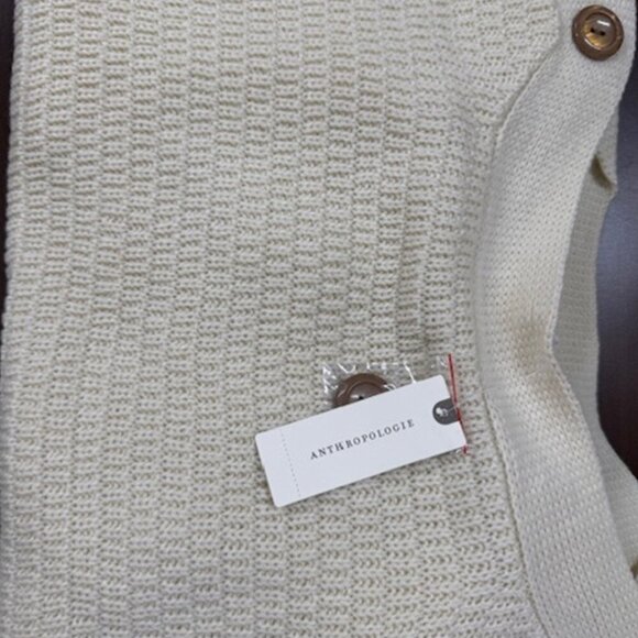 NWT Anthropologie Winslow Button-Shoulder Pullover by ISLA MAUDE - Picture 6 of 7